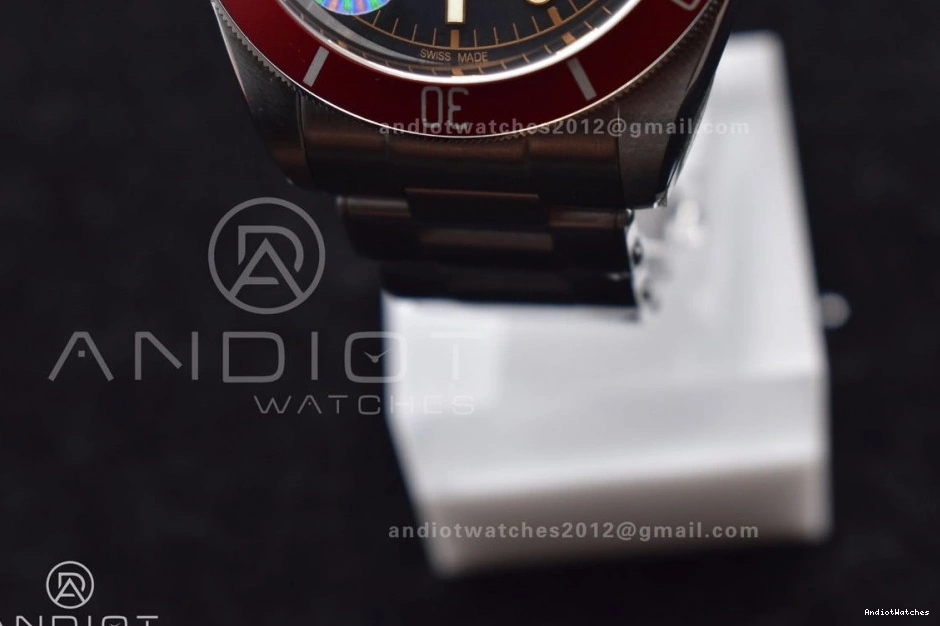 Edition ZF A Bay Black SS Bracelet Red SportInspired 1:1 888 Heritage on Bezel Best 0207